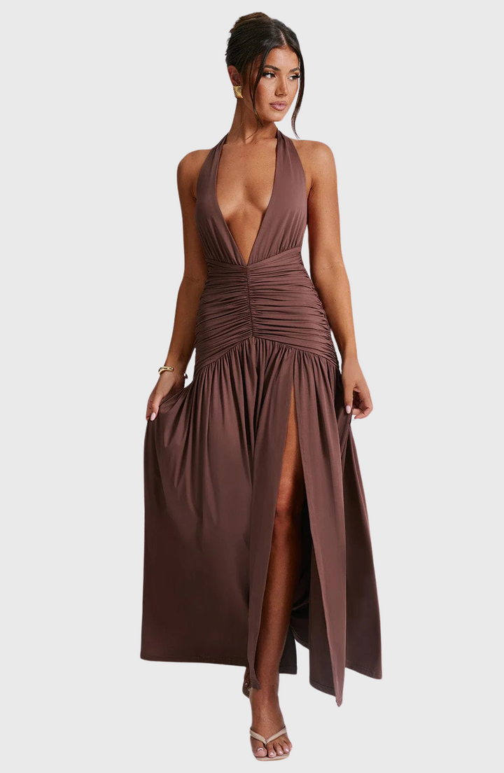 Luna | Wide dress with straps