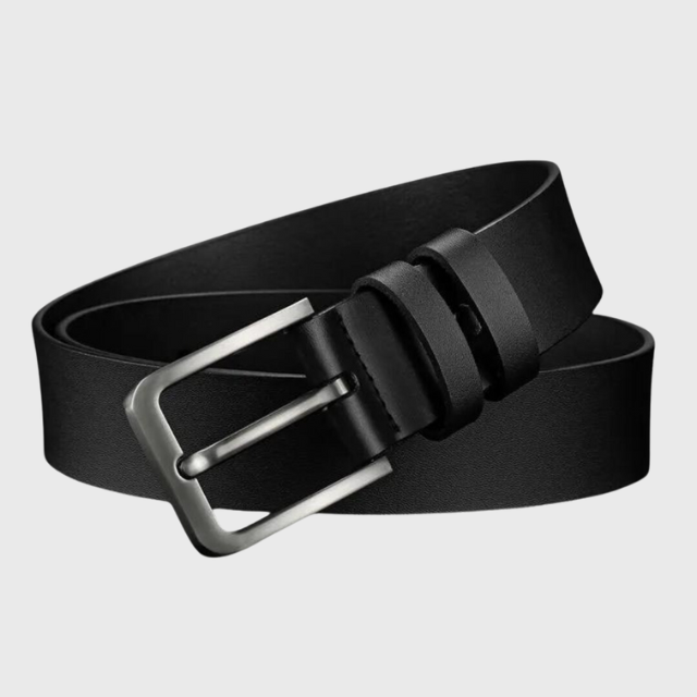 Ben | Granite Leather Belt