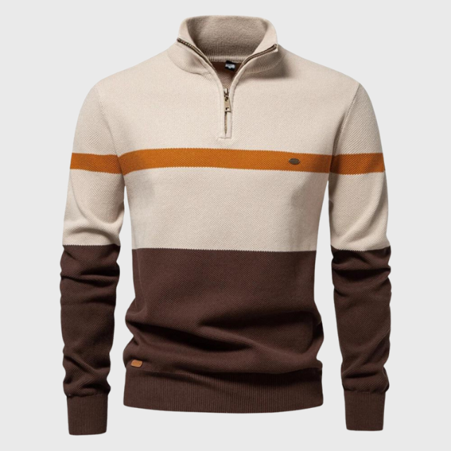 Zayne |  Quarter Zip Sweater