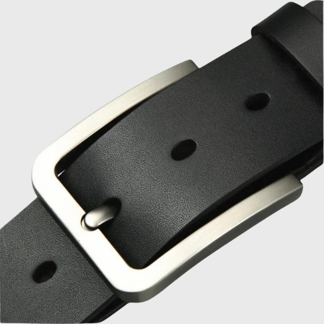 Ben | Granite Leather Belt