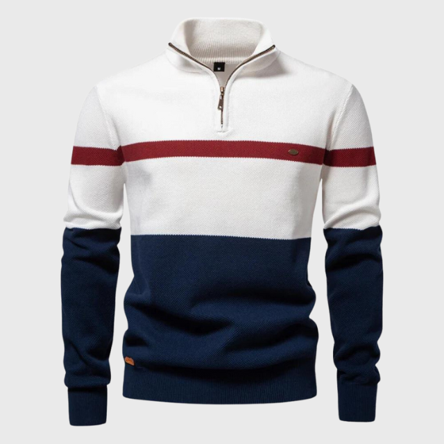 Zayne |  Quarter Zip Sweater