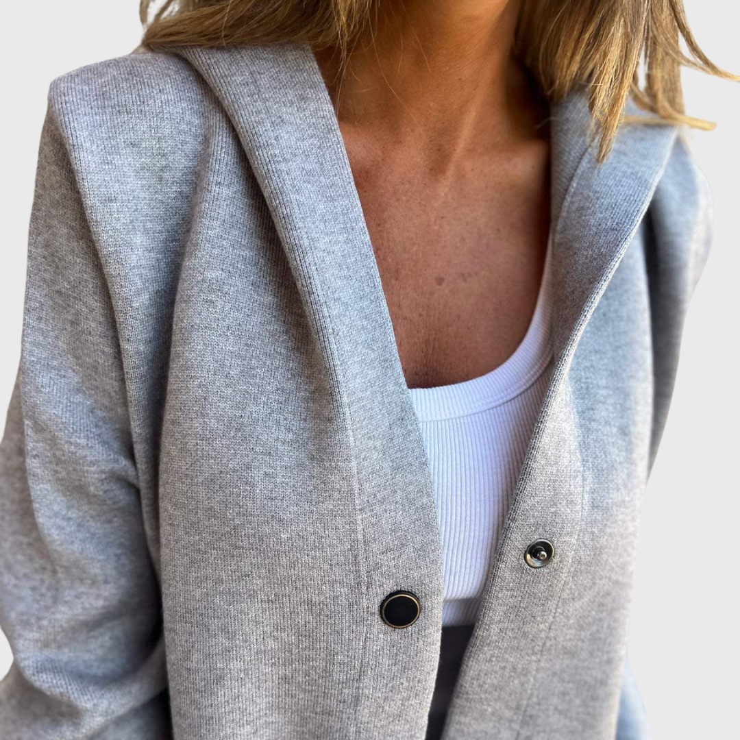 Faith | Buttoned Cardigan with Hood