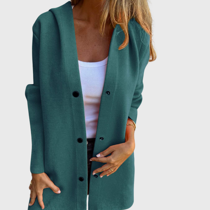 Faith | Buttoned Cardigan with Hood