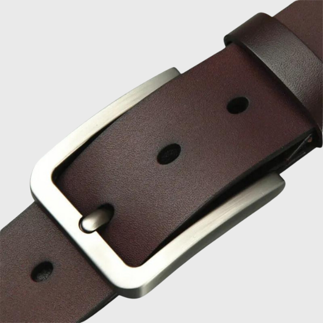 Ben | Granite Leather Belt