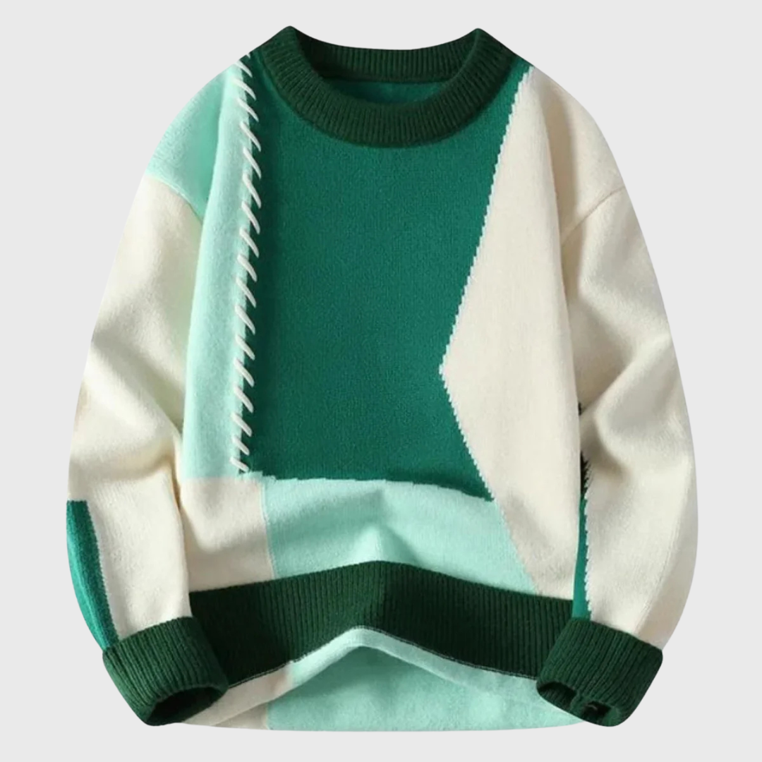 Kyana | Stylish Patchwork Sweater