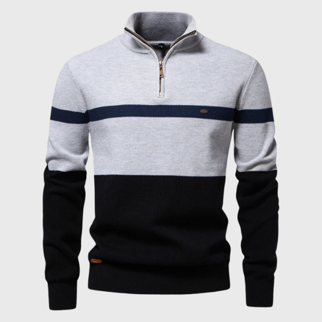 Zayne |  Quarter Zip Sweater