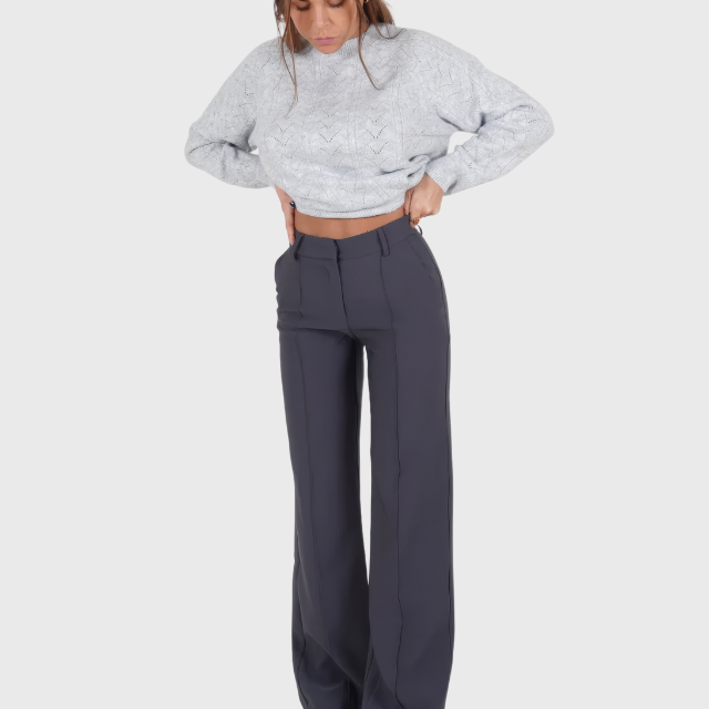 Lena |  Casual Wide-Leg Trousers