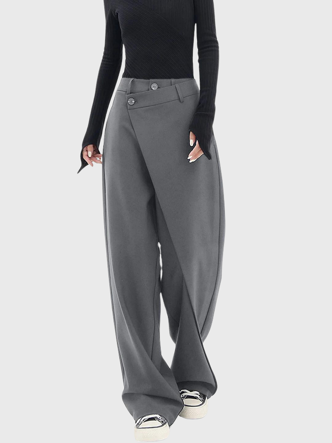 Grace | Asymmetric Baggy Pants